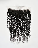 Deep Curly 13X4 Transparent Frontal