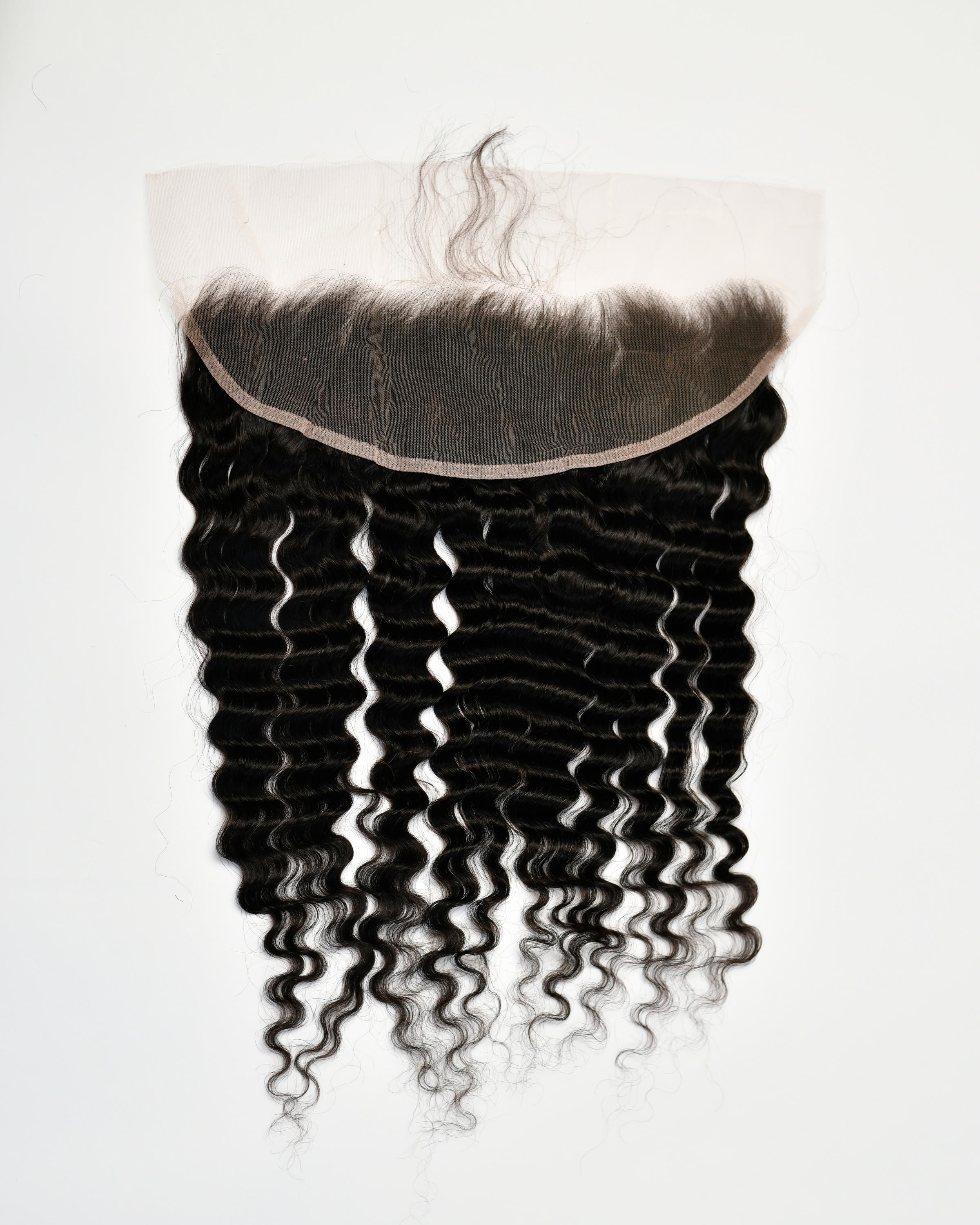 Deep Wave 13X4 Transparent Frontal