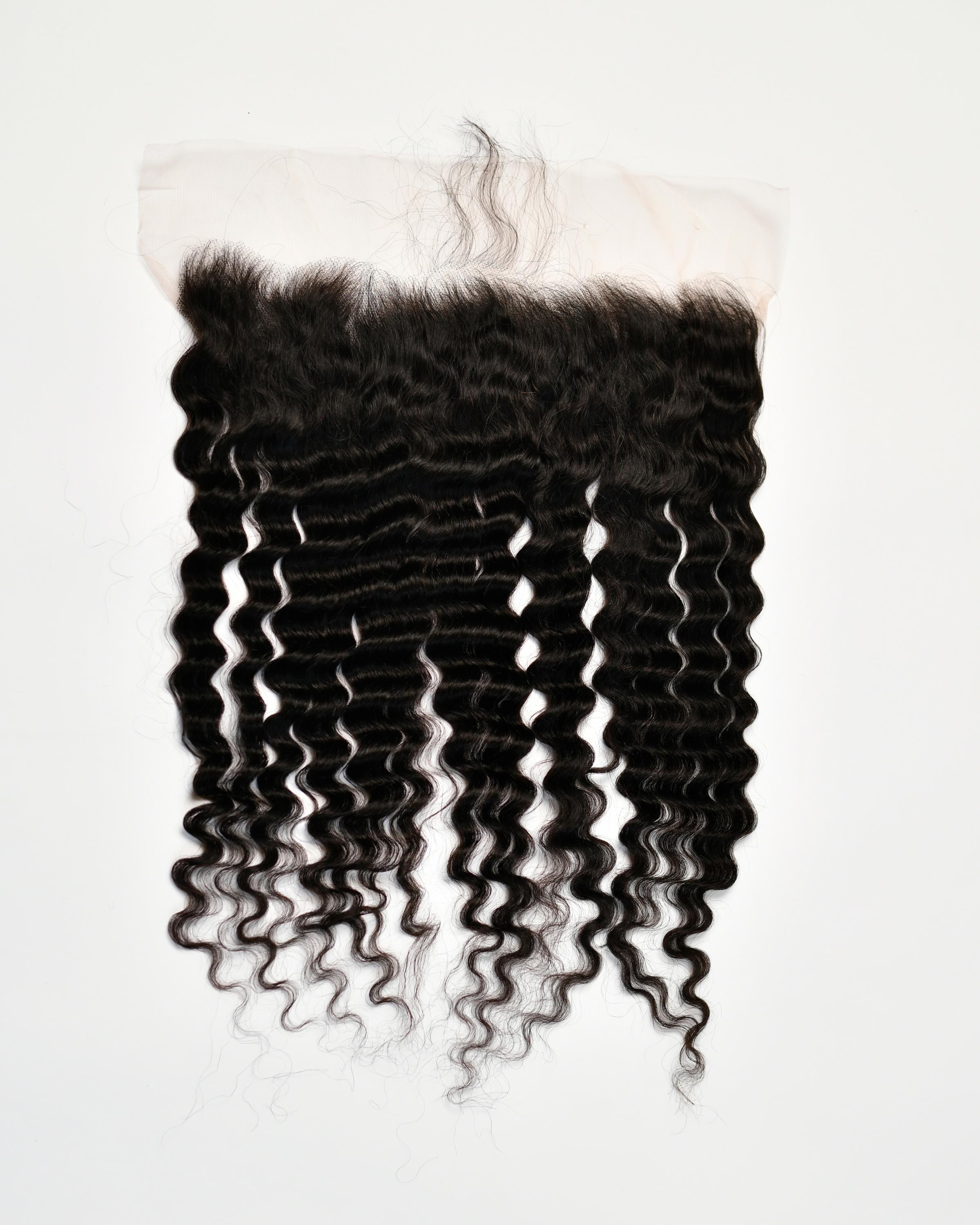 Deep Wave 13X4 Transparent Frontal