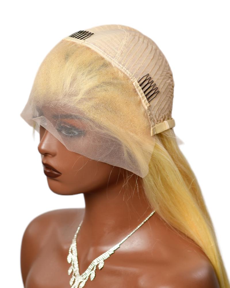 Straight 613 13X4 Transparent Lace Wig