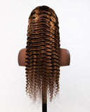 Deep Wave Highlight 13X4 Transparent Lace Wig