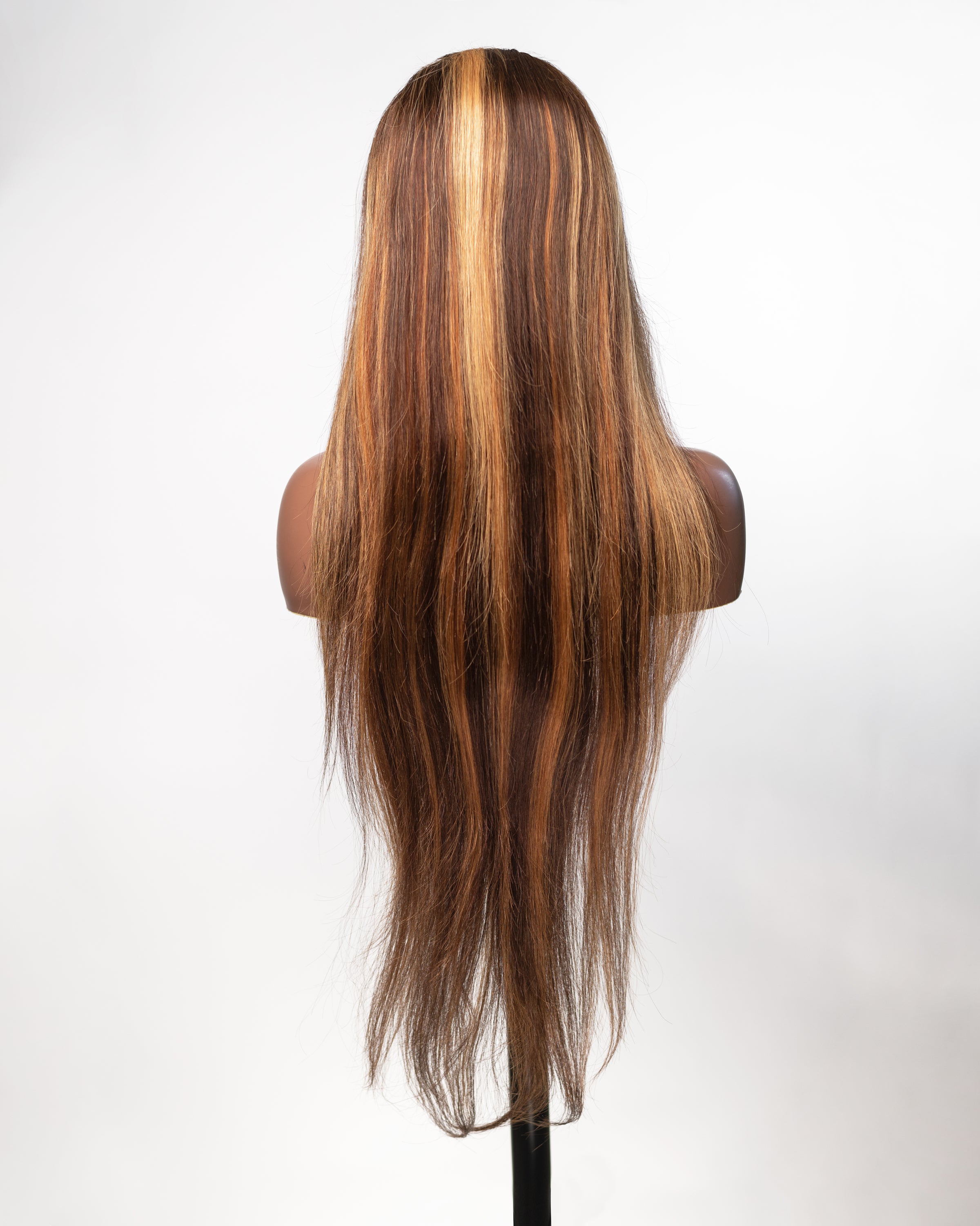 Straight Highlight 13X4 Transparent Lace Wig