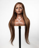 Straight Highlight 13X4 Transparent Lace Wig